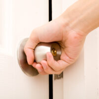 opened door opened door
