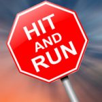 red hit and run sign red hit and run sign