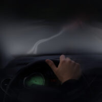 Drunk driver driving the car at night Drunk driver driving the car at night while intoxicated
