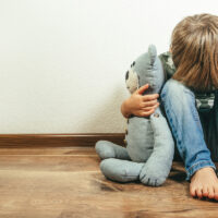 child traumatized after bad abuse experience