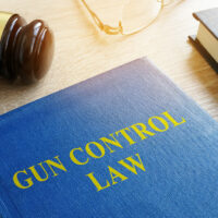 Gun control law in a court. Gun control law in a court.